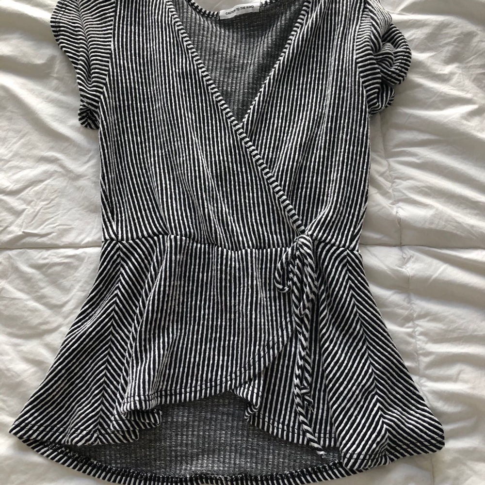 striped from tie shirt